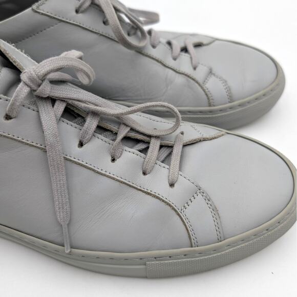 Common Projects Original Achilles Sneaker Shoes Men's Grey Size US12 EU45 - Picture 15 of 15